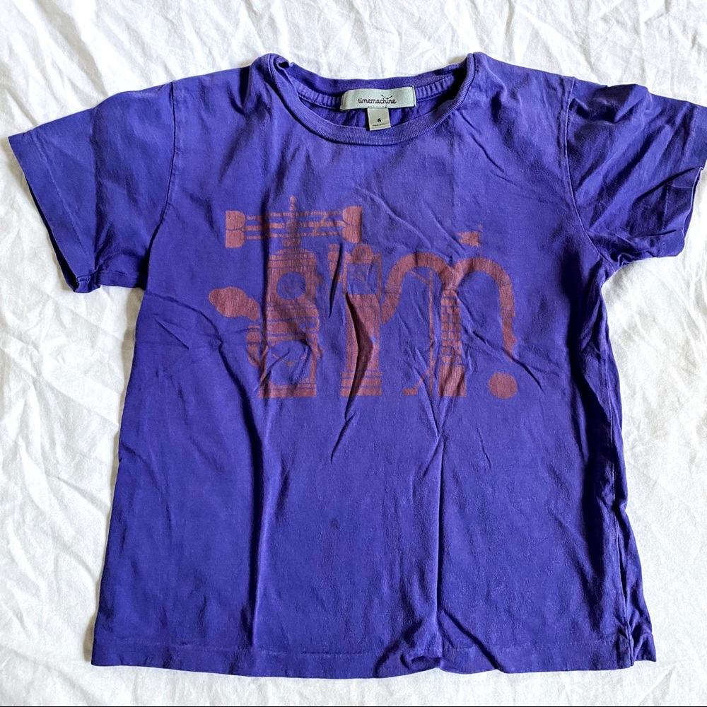Kids boutique time machine graphic tee shirt 6